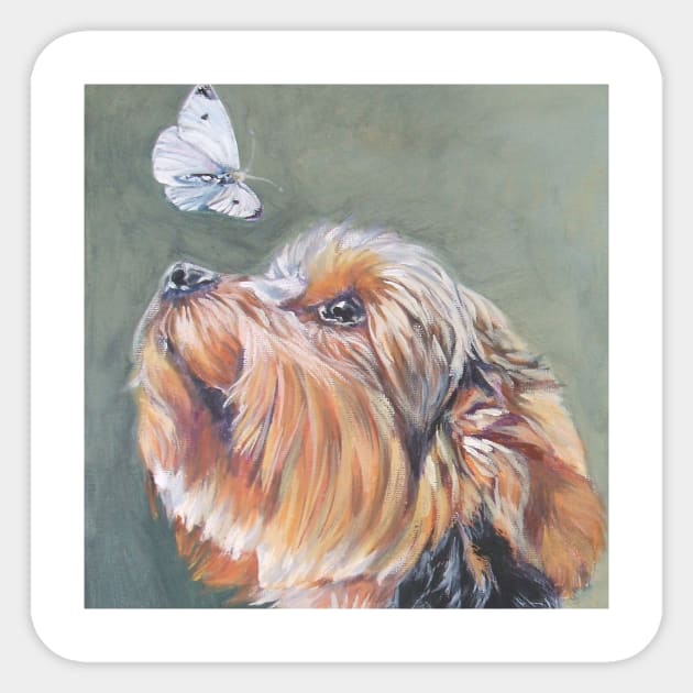 Yorkshire Terrier Fine Art Painting Sticker by LASHEPARD